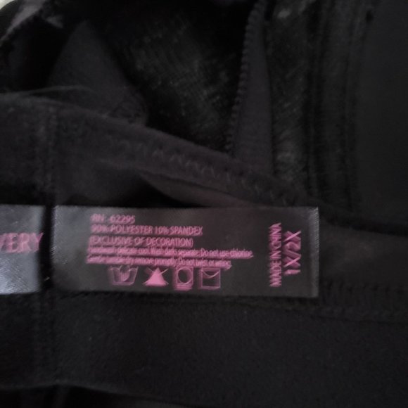 Fantasy Lingerie Monique Cage Sexy Is For Every Body Bra Black Plus Size 1X/2X - Picture 9 of 14